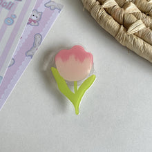 Lade das Bild in den Galerie-Viewer, 3D Blumen-Phone Grip | Transparenter Handyhalter & Ständer in stilvollem Blumen-Design - [product_type - selley.de