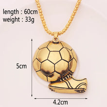 Lade das Bild in den Galerie-Viewer, Coole Streetstyle-Kette mit Fußball & Schuh Design - [product_type - selley.de