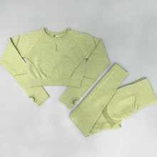 Lade das Bild in den Galerie-Viewer, Seamless Yoga Set für Damen | Leggings, Shorts und Top - [product_type - selley.de