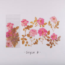 Lade das Bild in den Galerie-Viewer, Getrocknete Blumen Sticker für Dekorationen, Basteln und Bullet Journals - selley.de