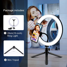 Lade das Bild in den Galerie-Viewer, Selfie Ringlicht mit Stativ - selley.de