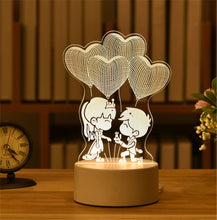 Lade das Bild in den Galerie-Viewer, 3D LED Lampe mit Valentinstags Motiven - [product_type - selley.de