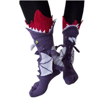 Lade das Bild in den Galerie-Viewer, Das perfekte Weihnachtsgeschenk - Lustige Stricksocken mit Tiermotiven - selley.de