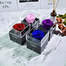 Lade das Bild in den Galerie-Viewer, Ewige Rose mit Schmuck | Geschenkbox zum Valentinstag - [product_type - selley.de