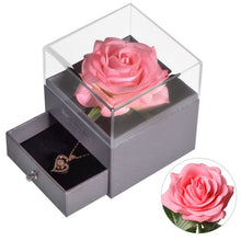 Lade das Bild in den Galerie-Viewer, Ewige Rose mit Schmuck | Geschenkbox zum Valentinstag - [product_type - selley.de