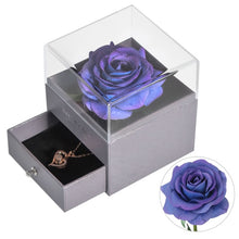 Lade das Bild in den Galerie-Viewer, Ewige Rose mit Schmuck | Geschenkbox zum Valentinstag - [product_type - selley.de