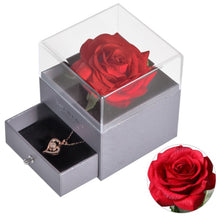Lade das Bild in den Galerie-Viewer, Ewige Rose mit Schmuck | Geschenkbox zum Valentinstag - [product_type - selley.de