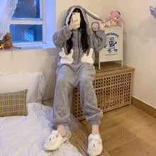 Lade das Bild in den Galerie-Viewer, Hasen Pjyama Onesie Kigurumi | Kuschelig & Bequem - [product_type - selley.de