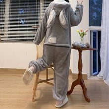 Lade das Bild in den Galerie-Viewer, Hasen Pjyama Onesie Kigurumi | Kuschelig & Bequem - [product_type - selley.de