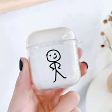 Lade das Bild in den Galerie-Viewer, Funny Man Case für AirPods | Lustiges Cartoon Silikon-Case - [product_type - selley.de
