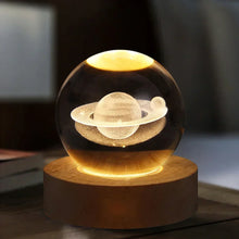 Lade das Bild in den Galerie-Viewer, 3D Galaxy Kristallkugel Lampe | USB-betriebenes Mondlicht - [product_type - selley.de
