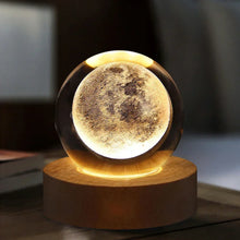 Lade das Bild in den Galerie-Viewer, 3D Galaxy Kristallkugel Lampe | USB-betriebenes Mondlicht - [product_type - selley.de
