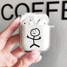 Lade das Bild in den Galerie-Viewer, Funny Man Case für AirPods | Lustiges Cartoon Silikon-Case - [product_type - selley.de
