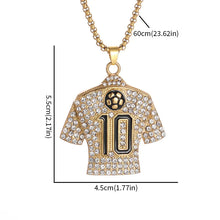 Lade das Bild in den Galerie-Viewer, Nummer 10 Sportkette | Stylischer Fußballschmuck - [product_type - selley.de

