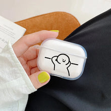 Lade das Bild in den Galerie-Viewer, Funny Man Case für AirPods | Lustiges Cartoon Silikon-Case - [product_type - selley.de
