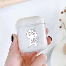 Lade das Bild in den Galerie-Viewer, Funny Man Case für AirPods | Lustiges Cartoon Silikon-Case - [product_type - selley.de
