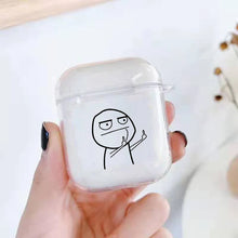 Lade das Bild in den Galerie-Viewer, Funny Man Case für AirPods | Lustiges Cartoon Silikon-Case - [product_type - selley.de

