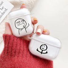 Lade das Bild in den Galerie-Viewer, Funny Man Case für AirPods | Lustiges Cartoon Silikon-Case - [product_type - selley.de

