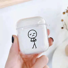 Lade das Bild in den Galerie-Viewer, Funny Man Case für AirPods | Lustiges Cartoon Silikon-Case - [product_type - selley.de

