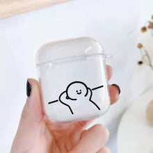 Lade das Bild in den Galerie-Viewer, Funny Man Case für AirPods | Lustiges Cartoon Silikon-Case - [product_type - selley.de

