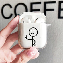 Lade das Bild in den Galerie-Viewer, Funny Man Case für AirPods | Lustiges Cartoon Silikon-Case - [product_type - selley.de
