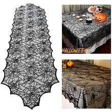 Lade das Bild in den Galerie-Viewer, Halloween Tischläufer aus Spitze - selley.de
