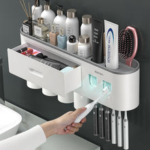 Lade das Bild in den Galerie-Viewer, Automatischer Zahnpasta Spender für das Badezimmer mit Wandhalterung | die smarte Bad Ausstattung - [product_type - selley.de
