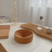 Lade das Bild in den Galerie-Viewer, Nordic Untersetzer Tablett aus Holz für Deko, Schmuck oder Getränke - selley.de
