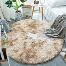 Lade das Bild in den Galerie-Viewer, Flauschiger runder Teppich | Fluffy Bubble Rug - selley.de
