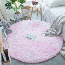 Lade das Bild in den Galerie-Viewer, Flauschiger runder Teppich | Fluffy Bubble Rug - selley.de
