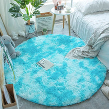 Lade das Bild in den Galerie-Viewer, Flauschiger runder Teppich | Fluffy Bubble Rug - selley.de
