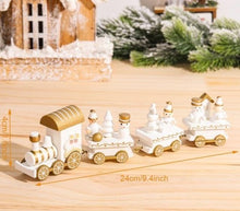 Lade das Bild in den Galerie-Viewer, Weihnachtsdekoration Zug aus Holz - selley.de
