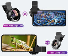 Lade das Bild in den Galerie-Viewer, Kamera Objektiv für Smartphones | 2 in 1 HD  Super Weitwinkel &amp; Makro - [product_type - selley.de
