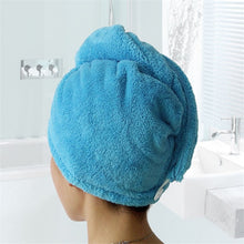 Lade das Bild in den Galerie-Viewer, Magischer Handtuch Turban aus Mikrofaser | Schnelles Trocknen &amp; Pflege - [product_type - selley.de

