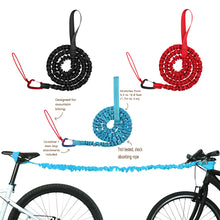 Lade das Bild in den Galerie-Viewer, Fahrrad Seil mit Bungee Funktion | Perfekt für Radtouren mit Kindern
